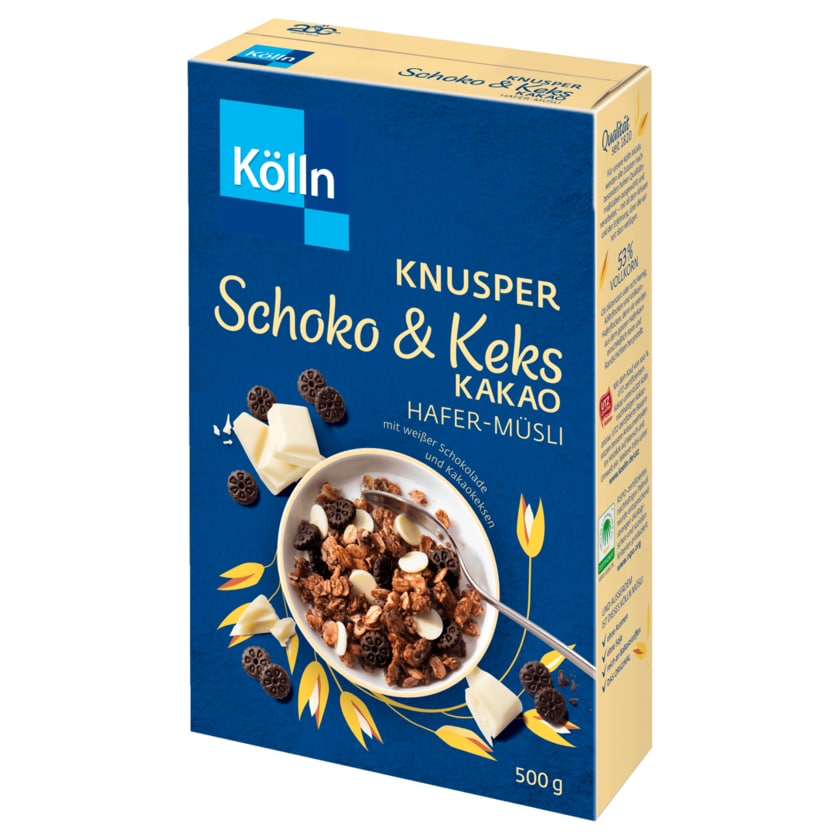 Kölln Müsli Knusper Schoko & Keks Kakao 500g